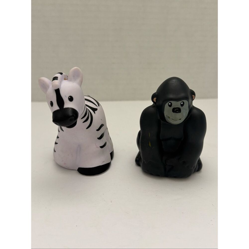 Fisher Price Little People Zoo Animals Gorilla Zebra